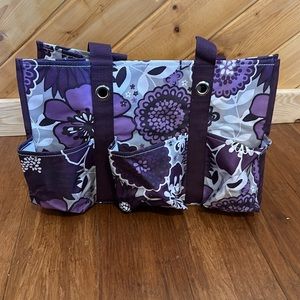 Organizing Utility Tote by ThirtyOne Plum Awesome Blossom